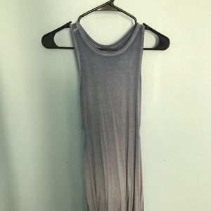 American Eagle blue cut out dress
